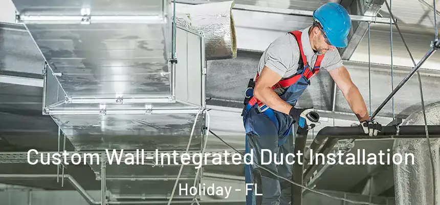 Custom Wall-Integrated Duct Installation Holiday - FL